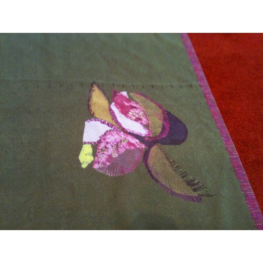 Echarpe Christian Dior Gauguin en mousseline de soie 