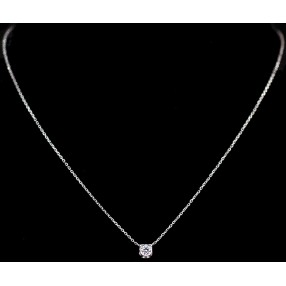 Collier Dinh Van Le Cube Diamant en or