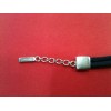 Bracelet Montblanc sur cordon et argent