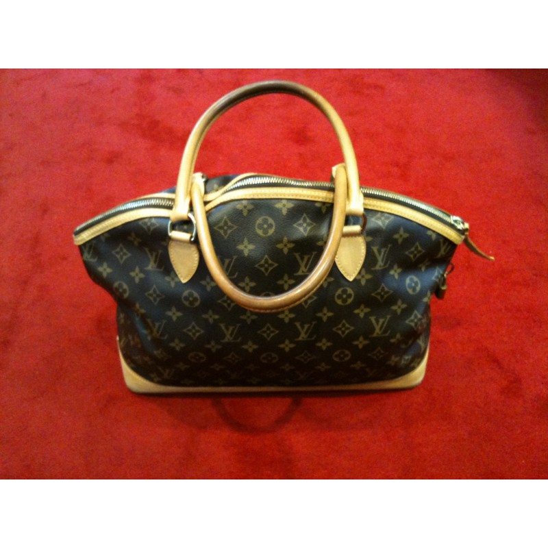 Sac Louis Vuitton Lockit MM en toile monogram