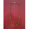 Collier Chanel en métal doré 