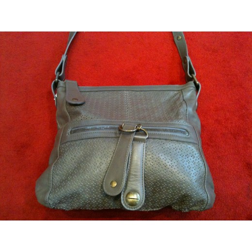 Sac Gérard Darel en cuir souple taupe