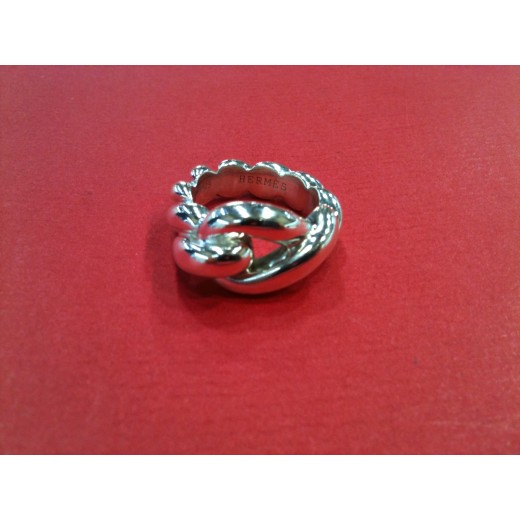 Bague Hermès Torsade en argent