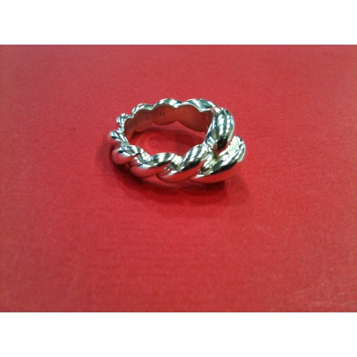 Bague Hermès Torsade en argent