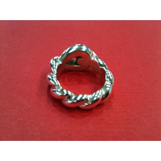Bague Hermès Torsade en argent