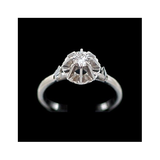 Solitaire diamant 0,25 carat en or