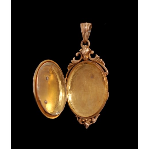 Gold Pendentif Porte Photo Or Ancien Pendentif Porte Photo Ancien