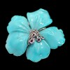 Bague Dior Fleur en or, turquoise et améthystes