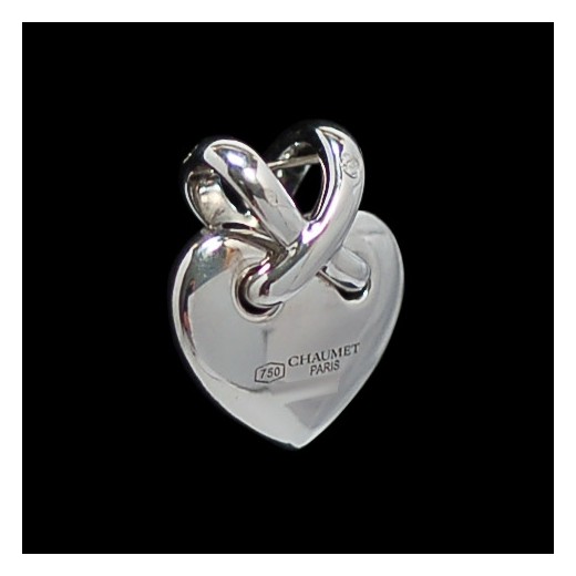 Pendentif Chaumet Coeur Liens en or et diamants