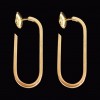 Boucles d'oreilles Dinh Van Maillon L en or