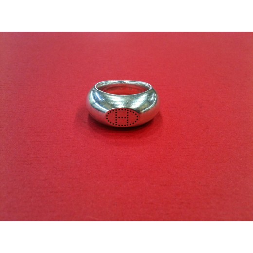 Bague Hermès Eclipse Jonc en argent