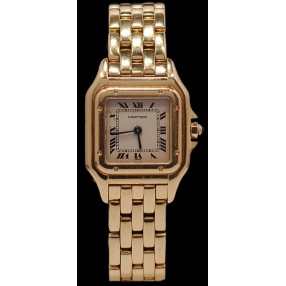 Montre Cartier Santos Panthere en Or