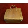 Sac Céline Luggage Phantom en python caramel