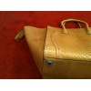 Sac Céline Luggage Phantom en python caramel