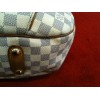 Sac Louis Vuitton Galliera en toile damier azur