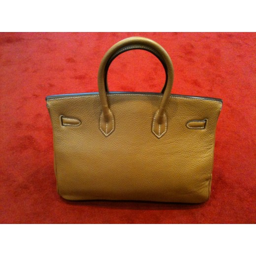 Sac Hermès Birkin 35 en cuir Gold