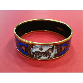 Bracelet Hermès Cheval d'Apparat  en émail