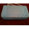 Sac Chanel 2.55 en Jersey bleu 