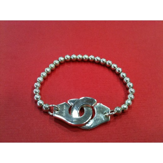 Bracelet Dinh Van Menottes R20 en argent