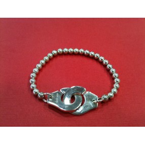 Bracelet Dinh Van Menottes R20 en argent