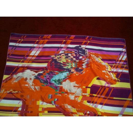 Carré Hermès Photo Finish en soie