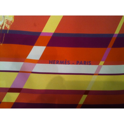 Carré Hermès Photo Finish en soie