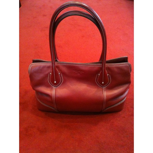 Sac Lancel en cuir rouge