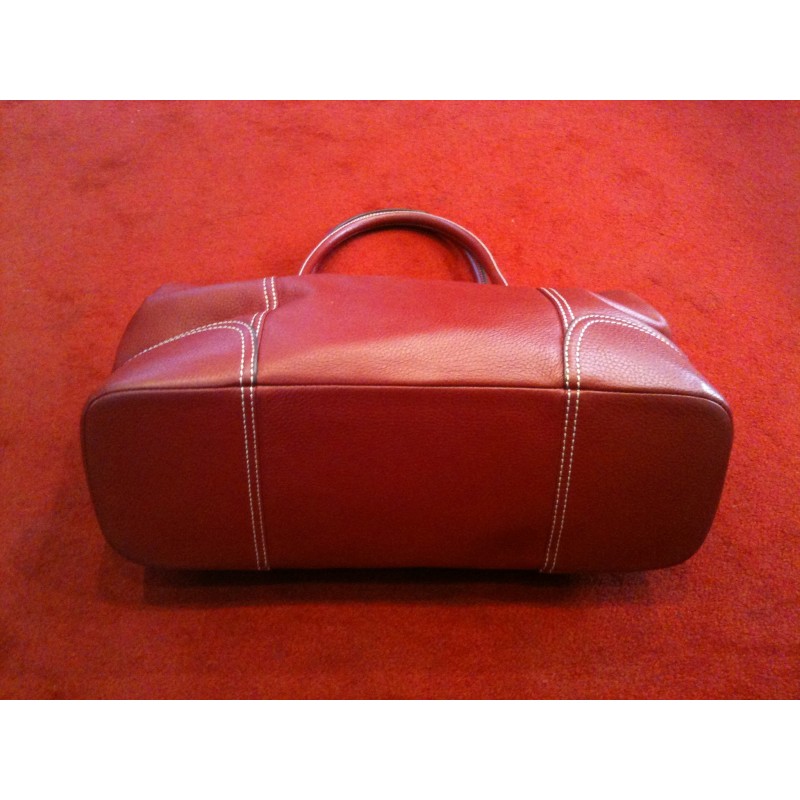 Sac Lancel en cuir rouge