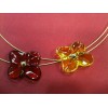 Collier Baccarat Hortensia en or et cristal