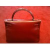 Sac Hermès Kelly 32 en cuir rouge