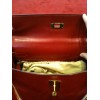 Sac Hermès Kelly 32 cm en cuir rouge