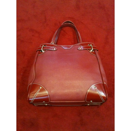 Sac Louis Vuitton Le Majestueux en cuir rouge