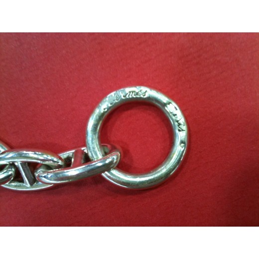 Bracelet Hermès Chaîne d'ancre GM en argent