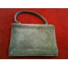Sac Hermès vintage en daim étoupe
