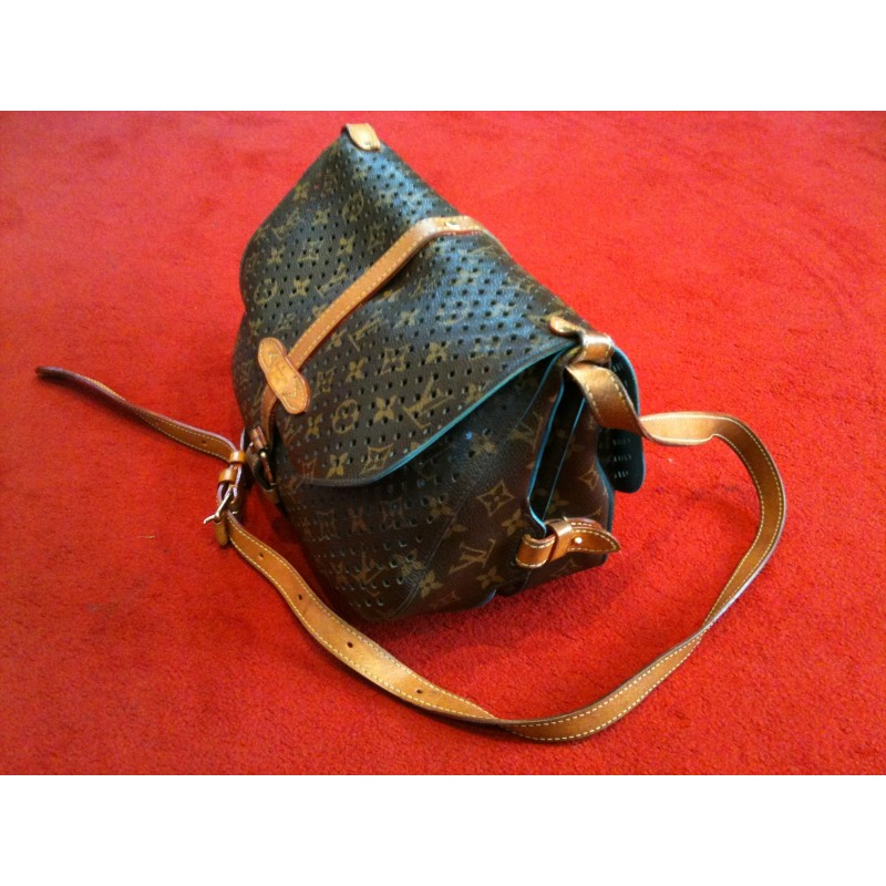 Sac bandoulière Louis Vuitton Saumur petit modèle en toile