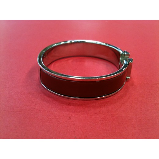 Bracelet Hermès Clic  H bordeaux