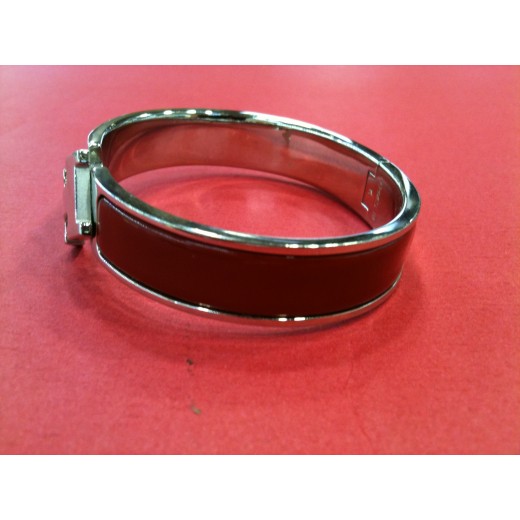 Bracelet Hermès Clic  H bordeaux