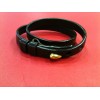 Bracelet Louis Vuitton en cuir chocolat