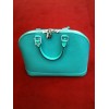 Sac Louis Vuitton Alma PM en cuir épi turquoise