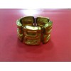 Bracelet Line Vautrin Icare en bronze doré
