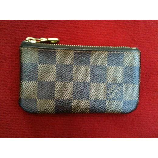 Pochette clés Louis Vuitton en toile damier