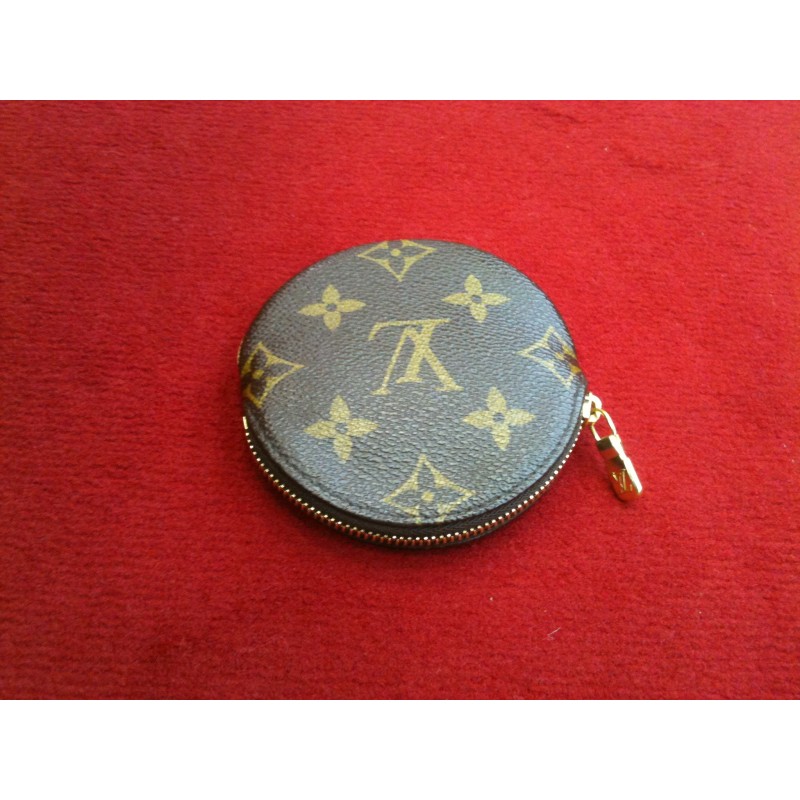 Porte-monnaie rond monogramme Louis Vuitton - Gaja Refashion