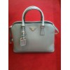 Sac Prada Cabas en cuir Saffiano argile