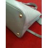 Sac Prada Cabas en cuir Saffiano argile