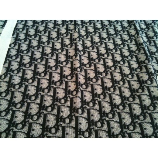 Foulard Dior Logo petit format en coton