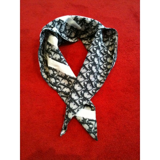 Foulard Dior Logo petit format en coton
