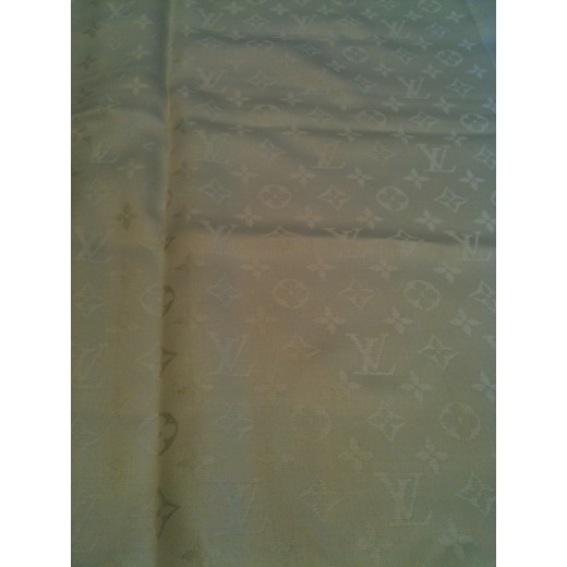 Châle Louis Vuitton Monogram en soie et laine