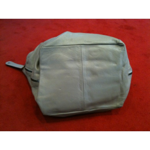 Sac Gérard Darel en cuir souple gris
