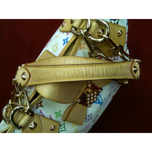 Sac Louis Vuitton Annie MM en toile monogram multicolore