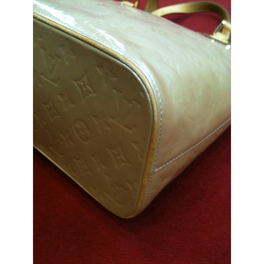 Sac Louis Vuitton Houston en cuir vernis noisette